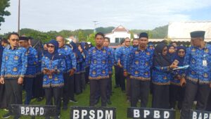BPSDM Sulbar Dorong Disiplin ASN Lewat Upacara Hari Kesadaran Nasional